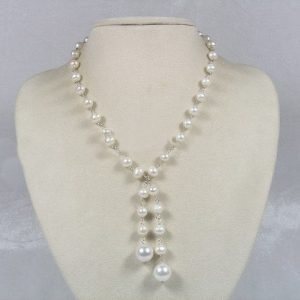 Y Style Delicate Pearl Necklace