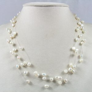 Pearl Floating Necklace