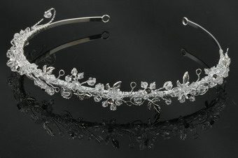 Dazzling Crystal Floret Headband