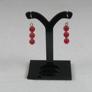 Red Jade Earrings