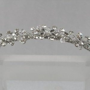 Rhinestone Spring Bouquet Tiara