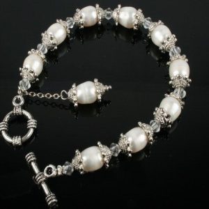 Pearl Anchor Bracelet