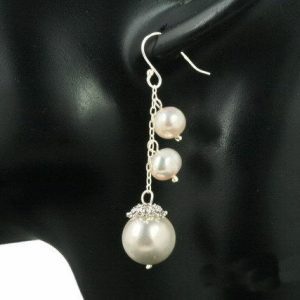 Elegant Drop Pearl Earrings
